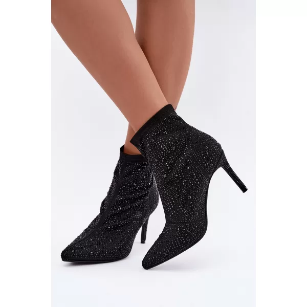  Dámske topánky S.BARSKI HY62-8138 BLACK 