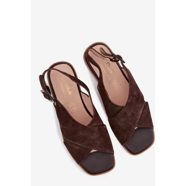  Dámske sandále S.BARSKI JC61-1001 BROWN 