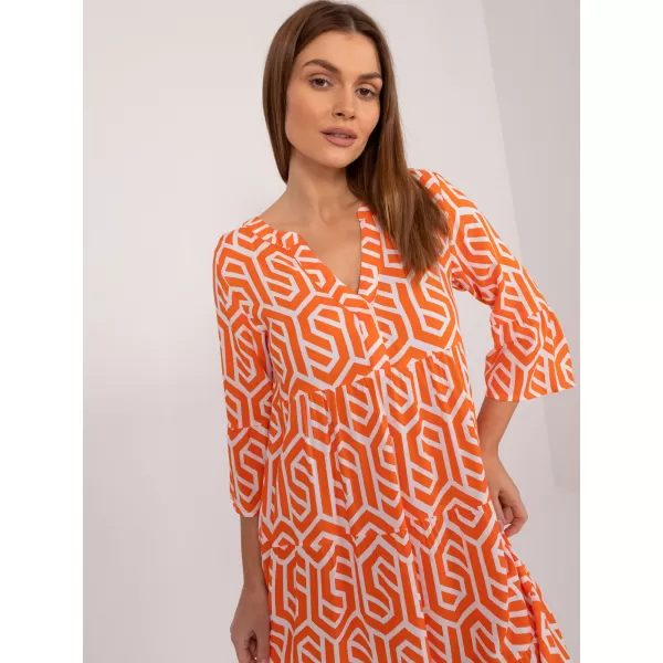  Dámske šaty SUBLEVEL D73771M30214K ORANGE 