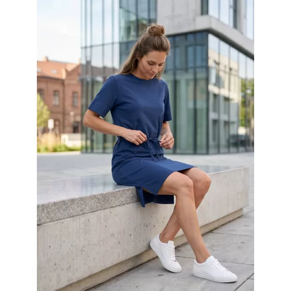  Dámske šaty MALFINI MUSE 816 POLNOČNÁ MODRÁ 