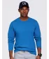 Pánske tričko OMBRE OM-LSBL-0142 BLUE