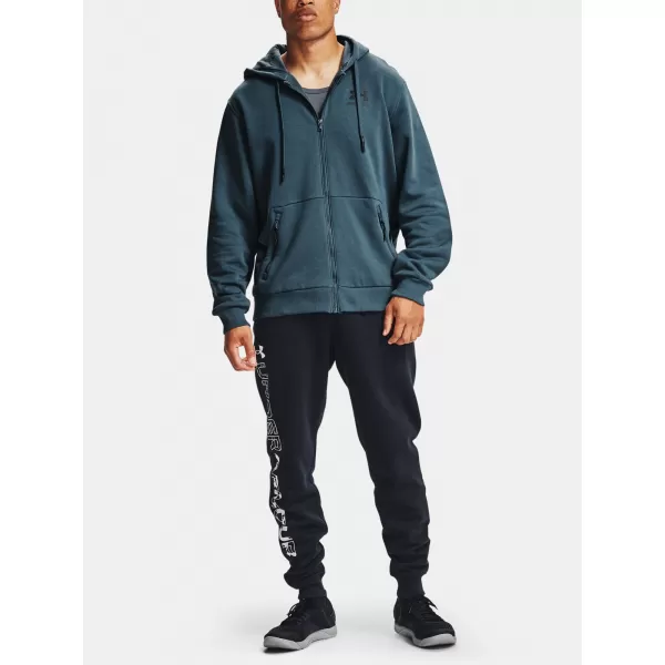  Pánska mikina UNDER ARMOUR RIVAL FLEECE AMP FZ HD 1357113-467 MODRÁ 