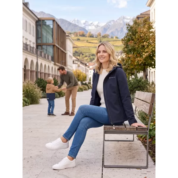  Dámska softshellová bunda ALPINE PRO GEDERA NAVY 