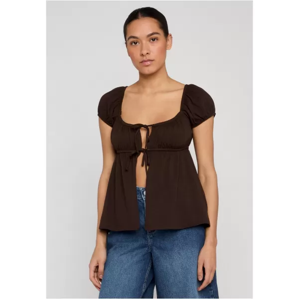 Dámske tričko URBAN CLASSICS TB8177-00075 BROWN 
