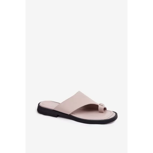  Dámske žabky VINCEZA 62307 BEIGE 