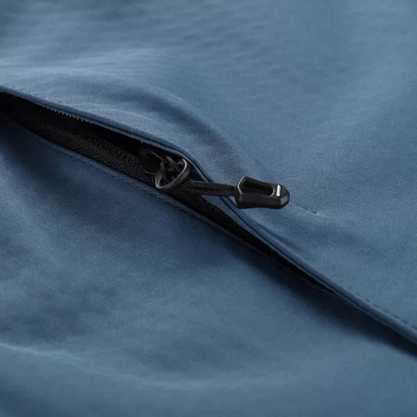  Pánska softshellová bunda ALPINE PRO HOOR 2 DK.METAL BLUE 