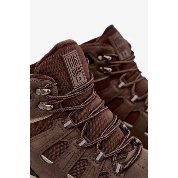  Pánske topánky BIG STAR SHOES UU174316 BROWN/BEIGE SHADOWS 