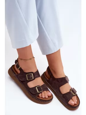Dámske sandále VINCEZA 79620 CHOCOLATE