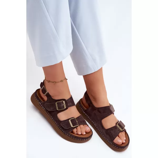  Dámske sandále VINCEZA 79620 CHOCOLATE 