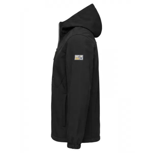  Pánska softshellová bunda OMBRE C581 BLACK 