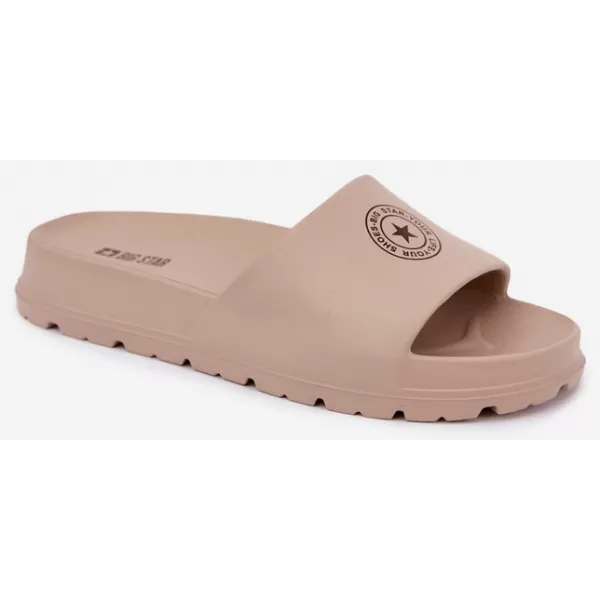  Dámske šľapky BIG STAR SHOES UU274074 SHADES OF BROWN AND BEIGE 