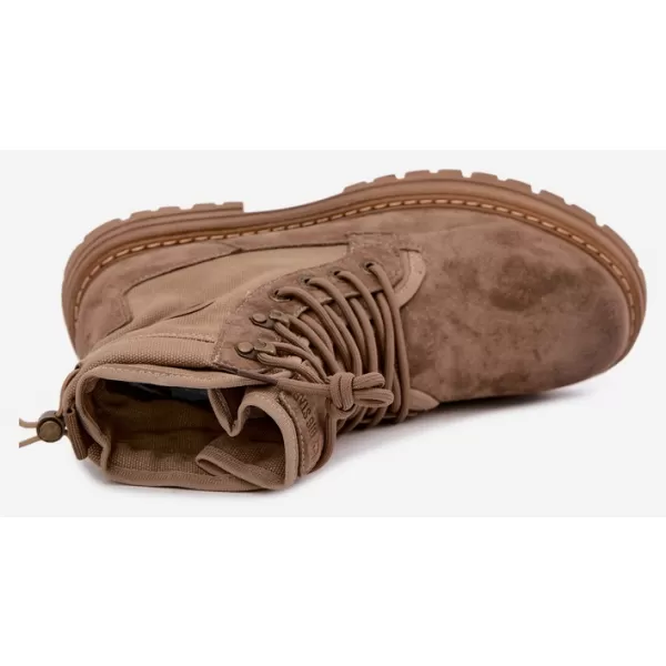  Pánske členkové topánky BIG STAR SHOES UU174253 BEIGE 