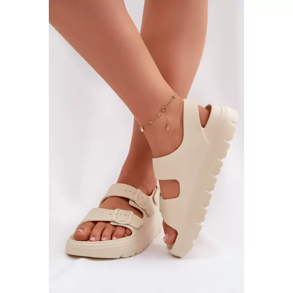  Dámske sandále BIG STAR SHOES TT274A032 BEIGE 