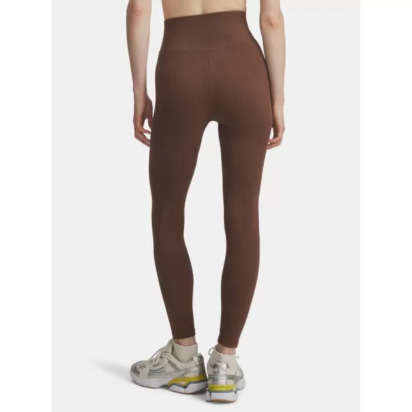  Dámske legíny UNDER ARMOUR SEAMLESS COTTON LEGGING 6010166-230 HNEDÁ 
