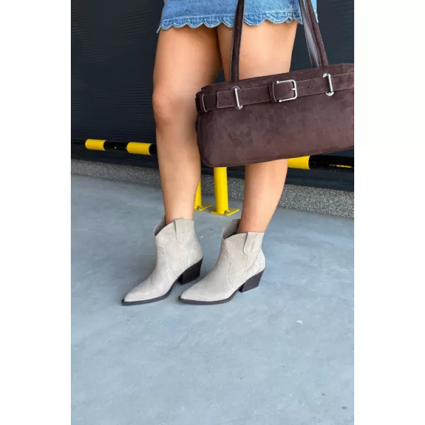  Dámske členkové topánky BOTO 6338 BEIGE 