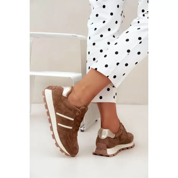  Dámske tenisky D&A LR62-7101 BEIGE 