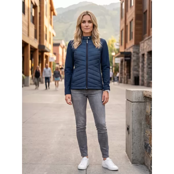  Dámska hybridná bunda MALFINI PREMIUM CROSS 556 NÁMORNÁ MODRÁ 