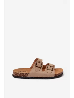 Pánske šľapky BOTO 56302-11 KHAKI