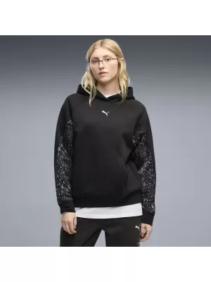 Dámska mikina PUMA SPORT ANIMAL STANDARD HOODIE FL 69400701 PUMA BLACK