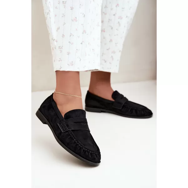 Dámske mokasíny BOTO TC-40 BLACK 