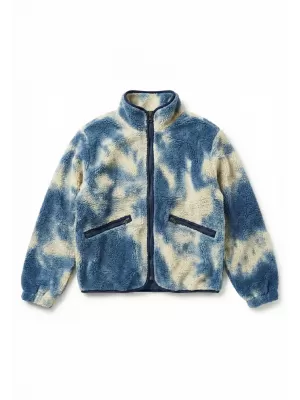 Dámska bunda URBAN CLASSICS TB8505-22939 BLUE TIE-DYE