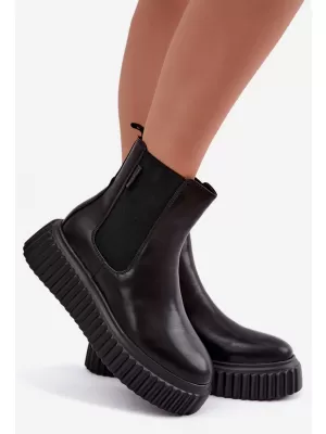 Dámske členkové topánky BIG STAR SHOES UU274334 BLACK