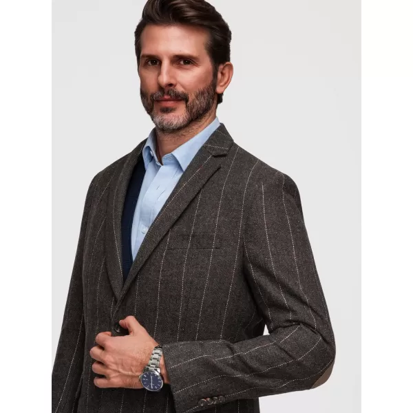  Pánske sako OMBRE M166 DARK BROWN 