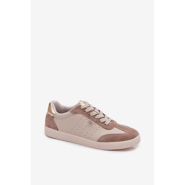  Dámske tenisky S.BARSKI LR61-7091 BEIGE 