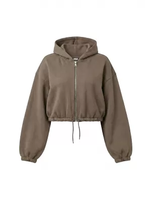 Dámska mikina URBAN CLASSICS TB8635-23646 DEEP TAUPE