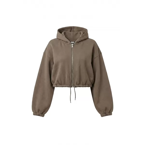  Dámska mikina URBAN CLASSICS TB8635-23646 DEEP TAUPE 