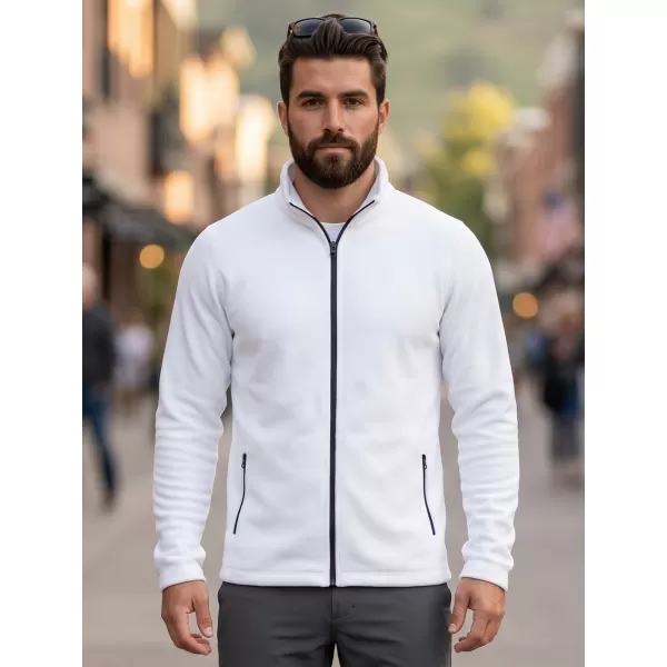  Pánska micro fleece mikina MALFINI FACTOR 852 BIELA 