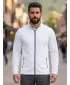 Pánska micro fleece mikina MALFINI FACTOR 852 BIELA