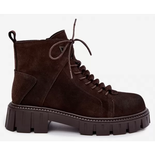  Dámske topánky D&A JC62-1045 BROWN 