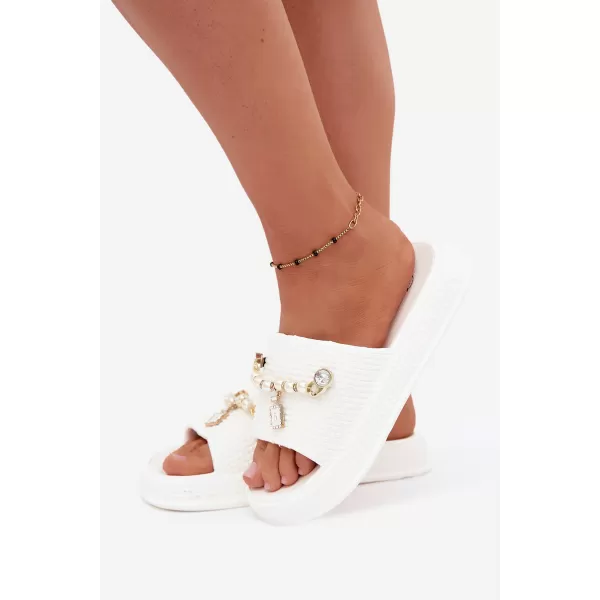  Dámske šľapky BOTO 56160 WHITE 