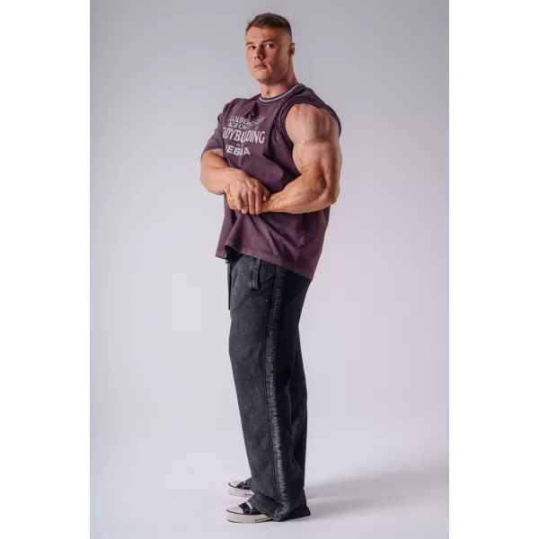  Pánske tričká NEBBIA OLYMPIA HEAVYWEIGHT COTTON 941 BORDO 