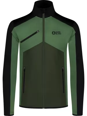 Pánska powerfleece mikina NORDBLANC CUSP NBSFM8334 ZELENÁ