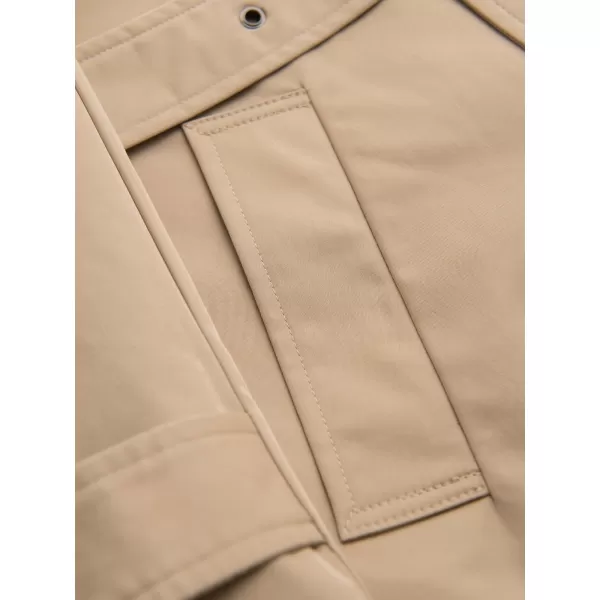  Pánsky kabát OMBRE OM-COLC-0146 BEIGE 