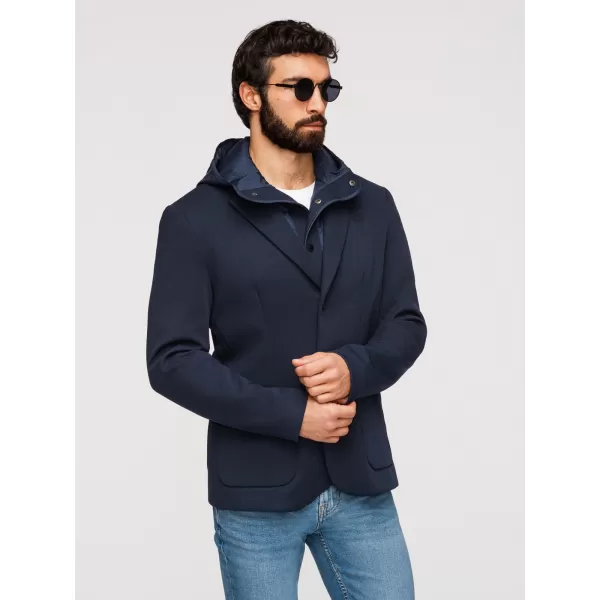  Pánska bunda OMBRE M167 NAVY BLUE 