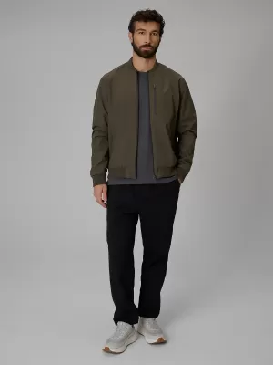 Pánske tričko s dlhým rukávom 4F WMM00TLONM611 DARK GREY MELANGE