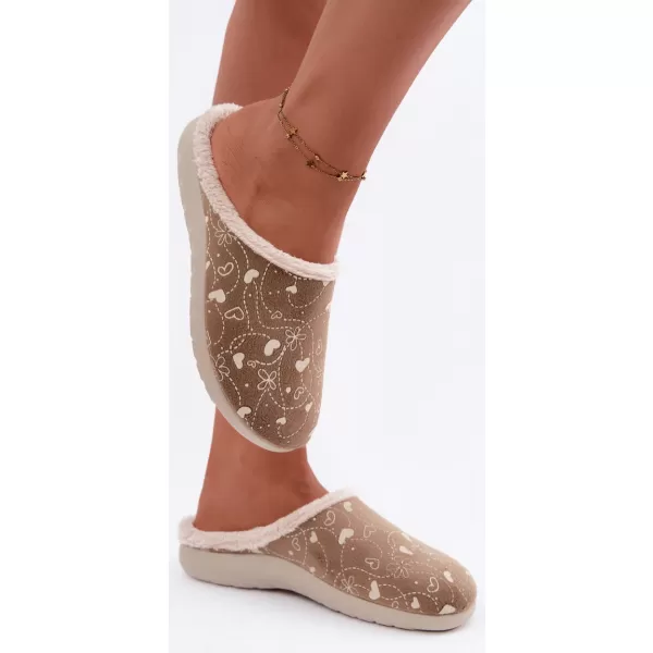  Dámske šľapky INBLU ET000041 BEIGE 