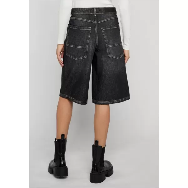  Dámske nohavice URBAN CLASSICS TB8192 BLACK WASHED 