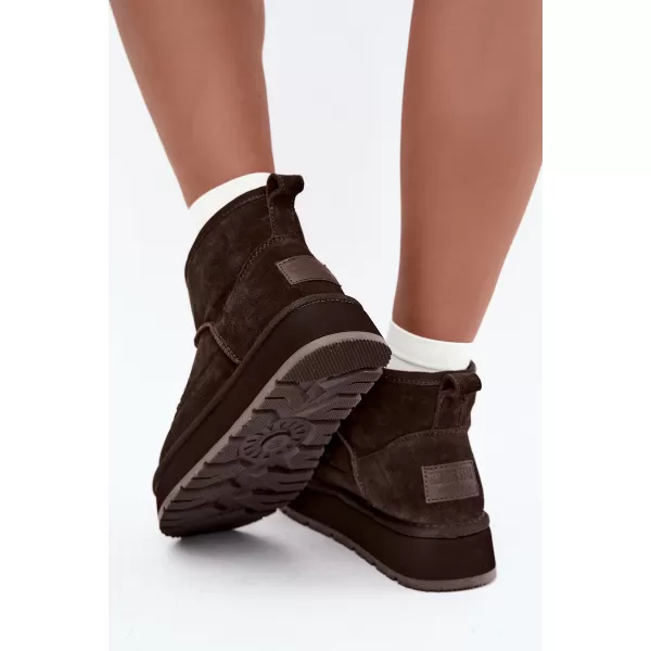  Dámske topánky BIG STAR SHOES UU274678 BROWN/BEIGE 