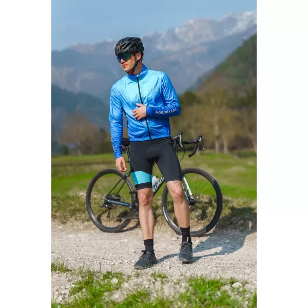  Pánske cyklistické šortky NORDBLANC CHAIN NBSPM8081 MODRÁ 