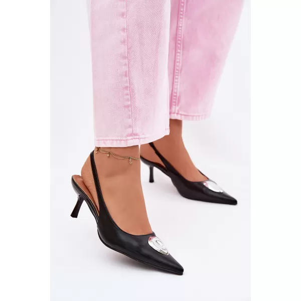  Dámske sandále BOTO P-1443 BLACK 
