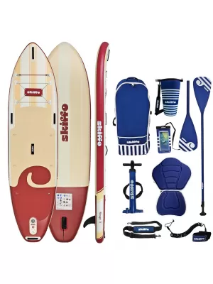 Paddleboard SKIFFO RIVAGE LAVA ČERVENÁ/BIELA