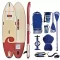 Paddleboard SKIFFO RIVAGE LAVA ČERVENÁ/BIELA