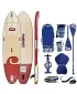 Paddleboard SKIFFO RIVAGE LAVA ČERVENÁ/BIELA