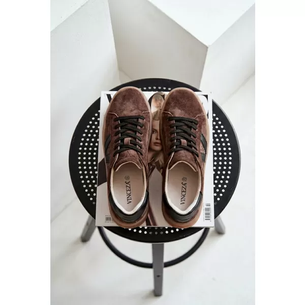  Dámske tenisky VINCEZA 79597 BROWN 