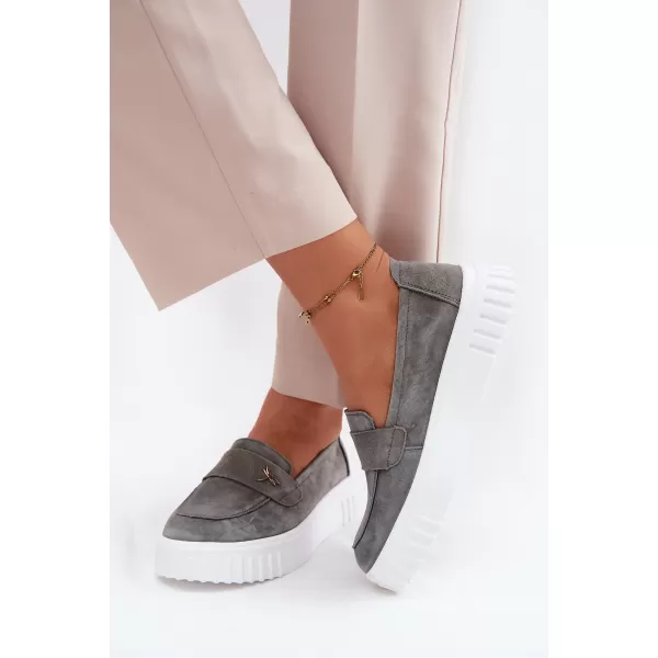  Dámske poltopánky VINCEZA 93218 GREY 