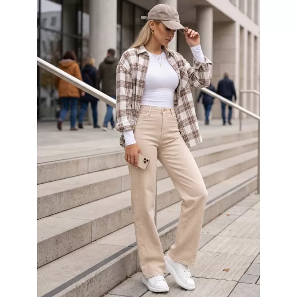  Dámske nohavice DSTREET UY3092 BÉŽOVÁ 
